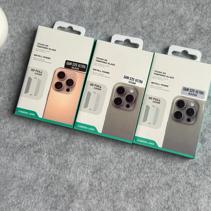 FRATO Samsung S25U Samsung Galaxy S25 Ultra Metal Frame 9H Glass Camera Lens Kit