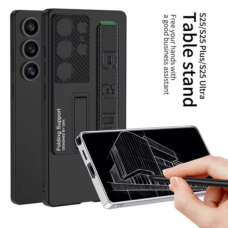 FRATO Samsung S25U Samsung Galaxy S25 Ultra Shockproof Matte Finish With Wristband Case Cover