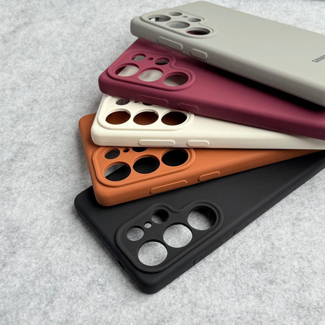 FRATO Samsung S25U Samsung Galaxy S25 Ultra Soft Silky Liquid Silicone Case Cover