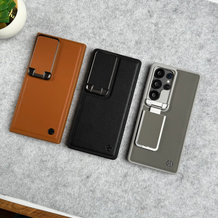 FRATO Samsung S25U Samsung Galaxy Ultra Series Metal Camera Cap with Stand Cover