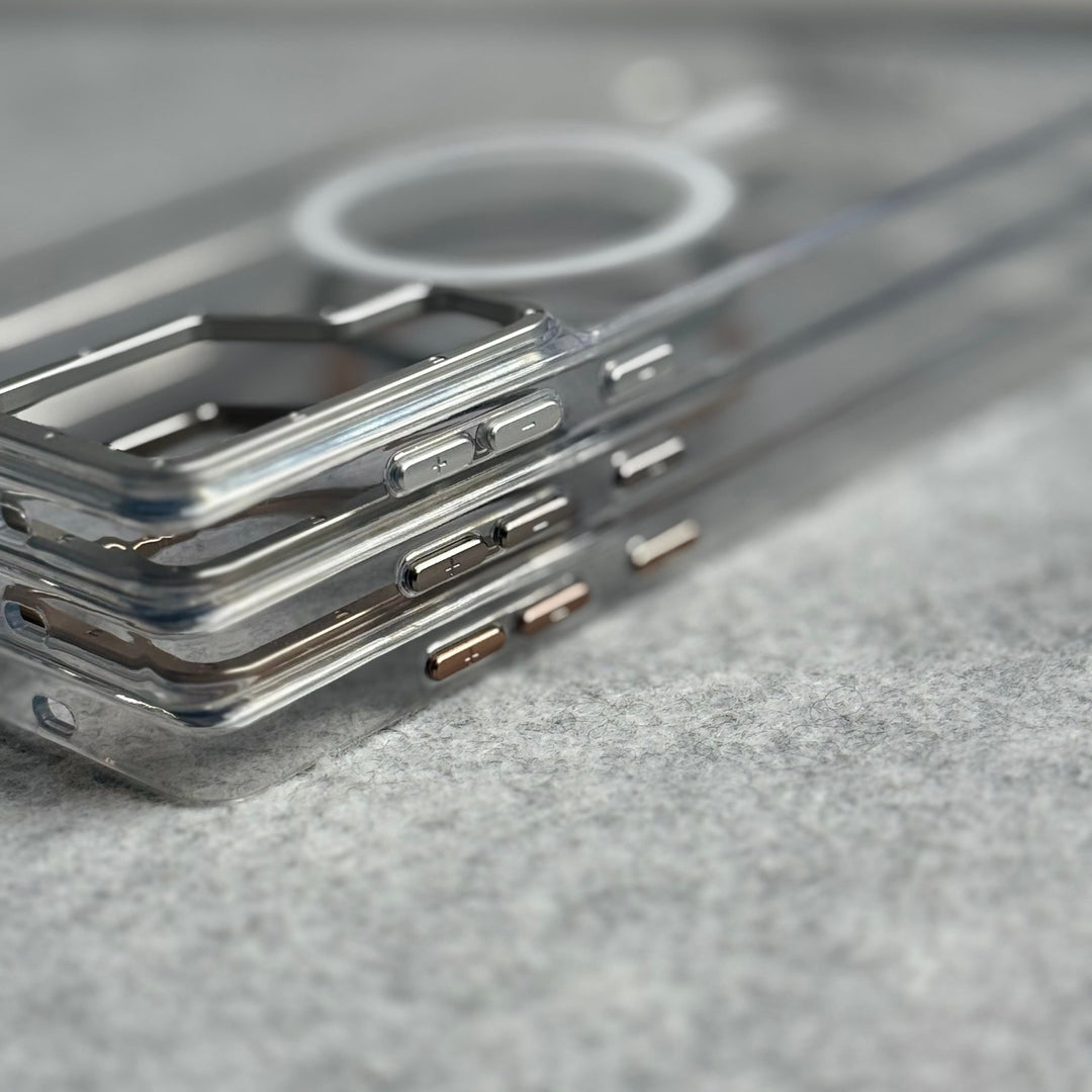 FRATO Samsung S25U Samsung Galaxy Ultra Series Transparent MagSafe Cover With Metal Camera Bump