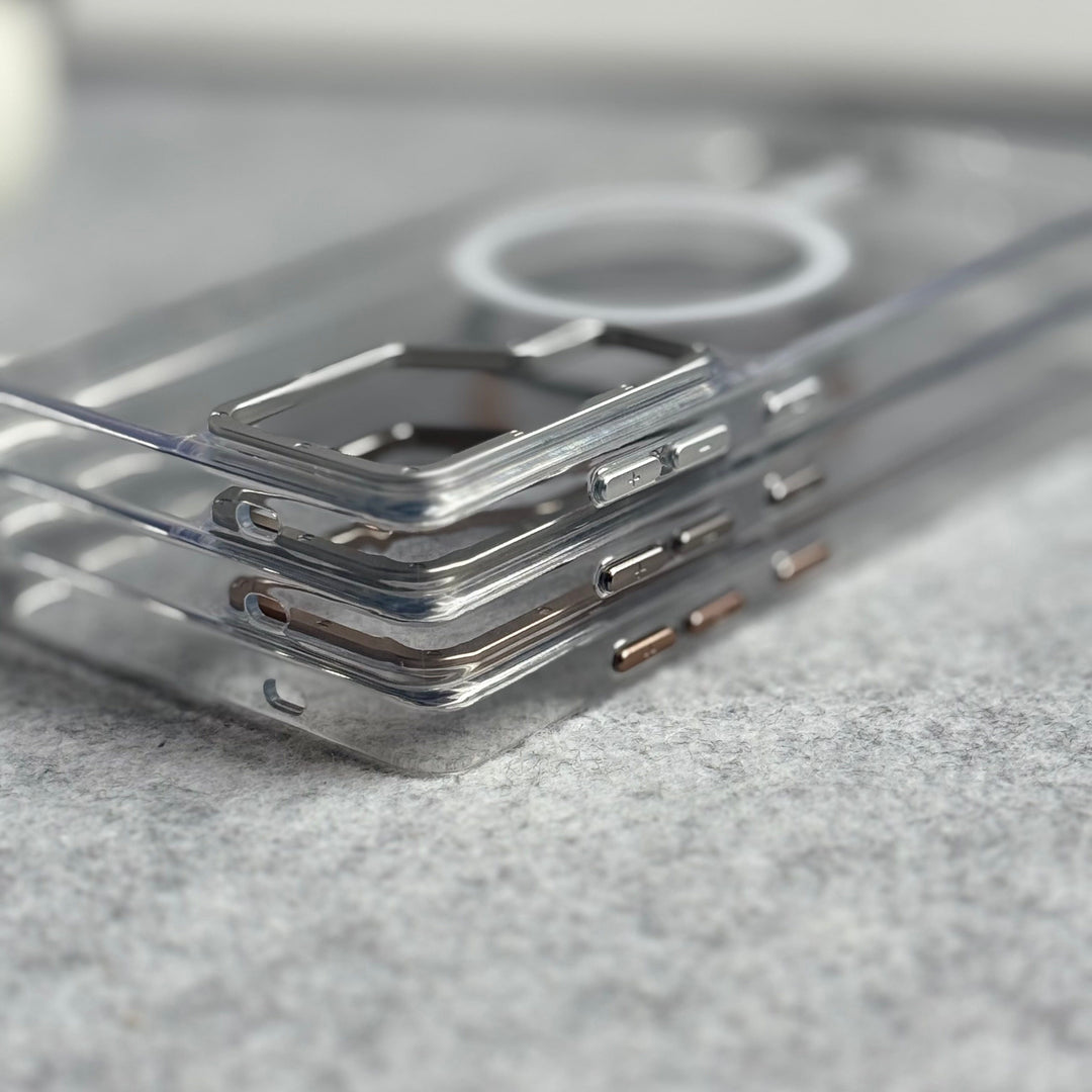 FRATO Samsung S25U Samsung Galaxy Ultra Series Transparent MagSafe Cover With Metal Camera Bump