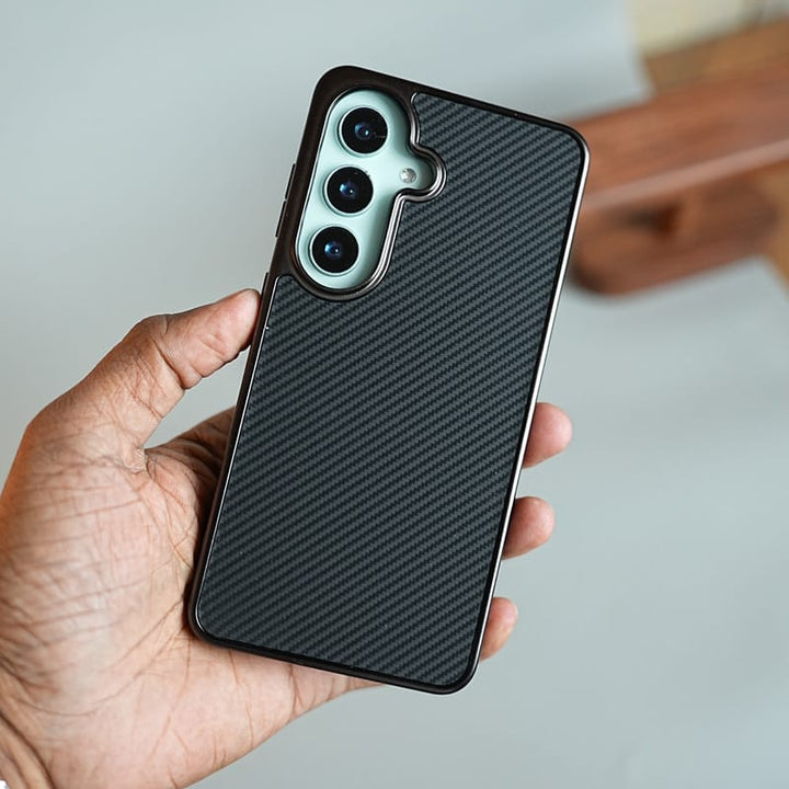 FRATO Samsung S26 Carbon Fiber Texture Case for Samsung Galaxy S26 | Slim Lightweight Protective Back Cover