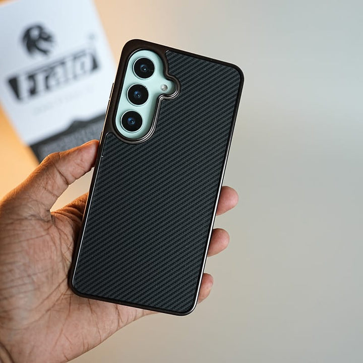 FRATO Samsung S26 Carbon Fiber Texture Case for Samsung Galaxy S26 | Slim Lightweight Protective Back Cover
