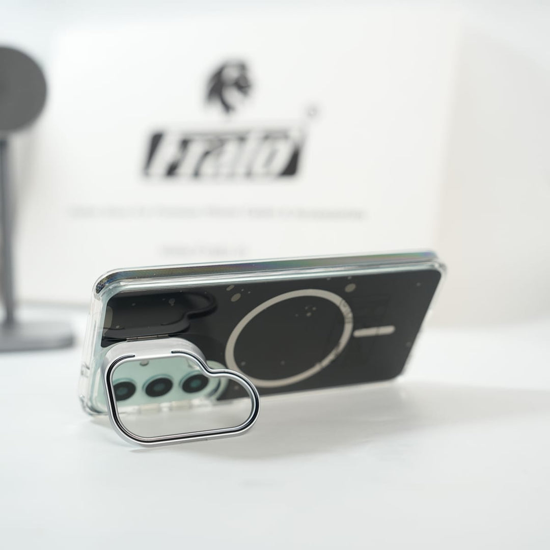 FRATO Samsung S26 Galaxy S26 Metal Camera Bump Kick Stand MagSafe Cover | BLACK