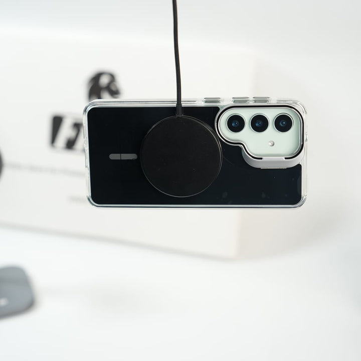 FRATO Samsung S26 Galaxy S26 Metal Camera Bump Kick Stand MagSafe Cover | BLACK
