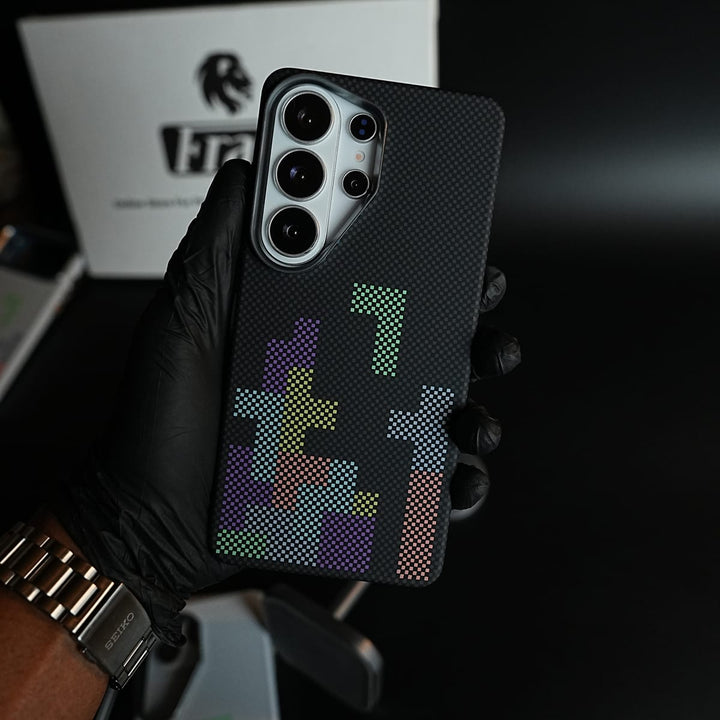 FRATO Samsung S26 Ultra Aramid Design Hard Pc Case for Samsung Galaxy S26 Ultra | Magnetic Ring Cover | Brick Design