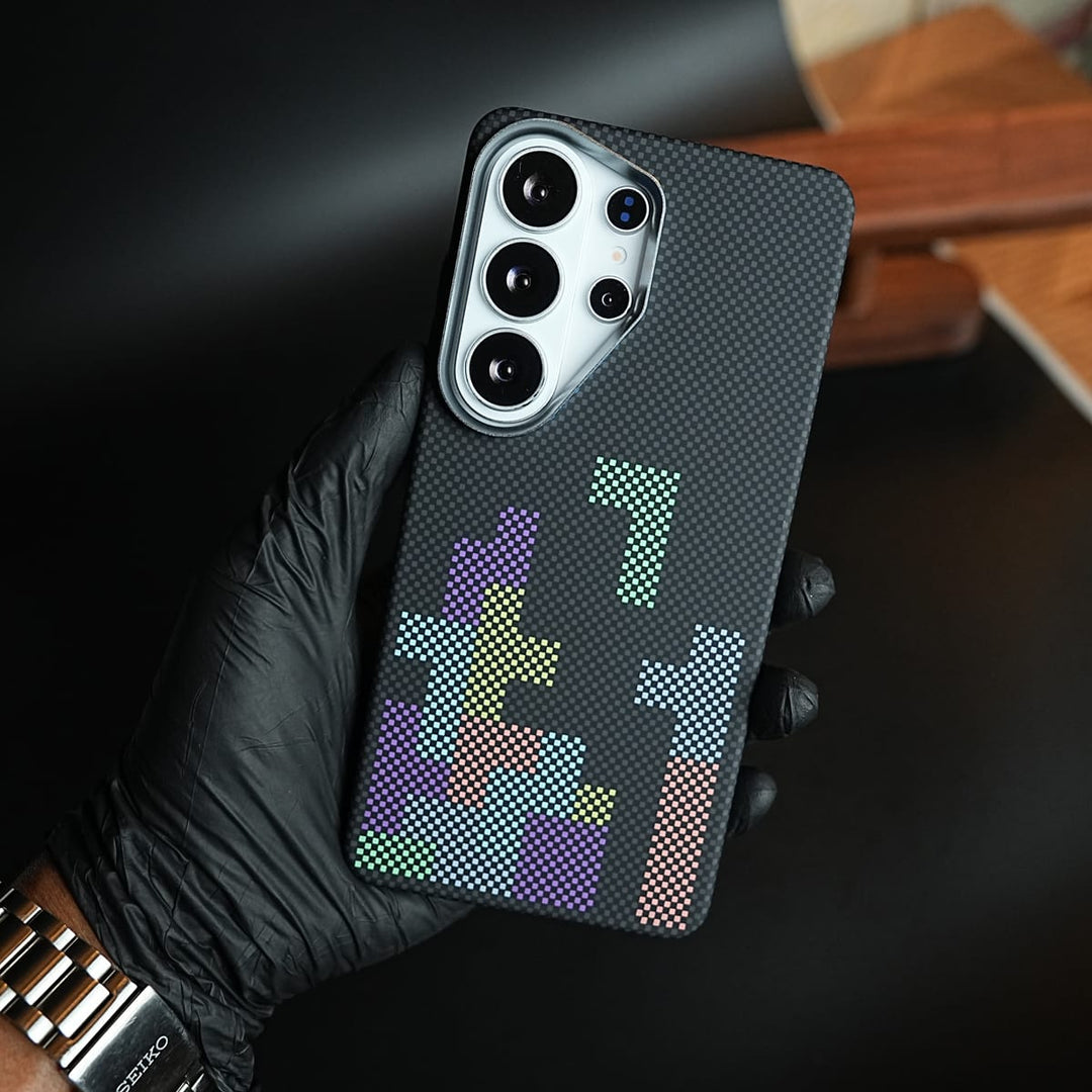 FRATO Samsung S26 Ultra Aramid Design Hard Pc Case for Samsung Galaxy S26 Ultra | Magnetic Ring Cover | Brick Design
