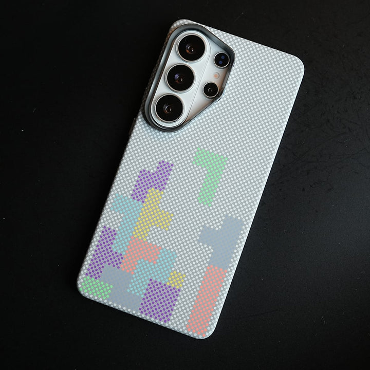 FRATO Samsung S26 Ultra Aramid Design Hard Pc Case for Samsung Galaxy S26 Ultra | Magnetic Ring Cover | Brick Design