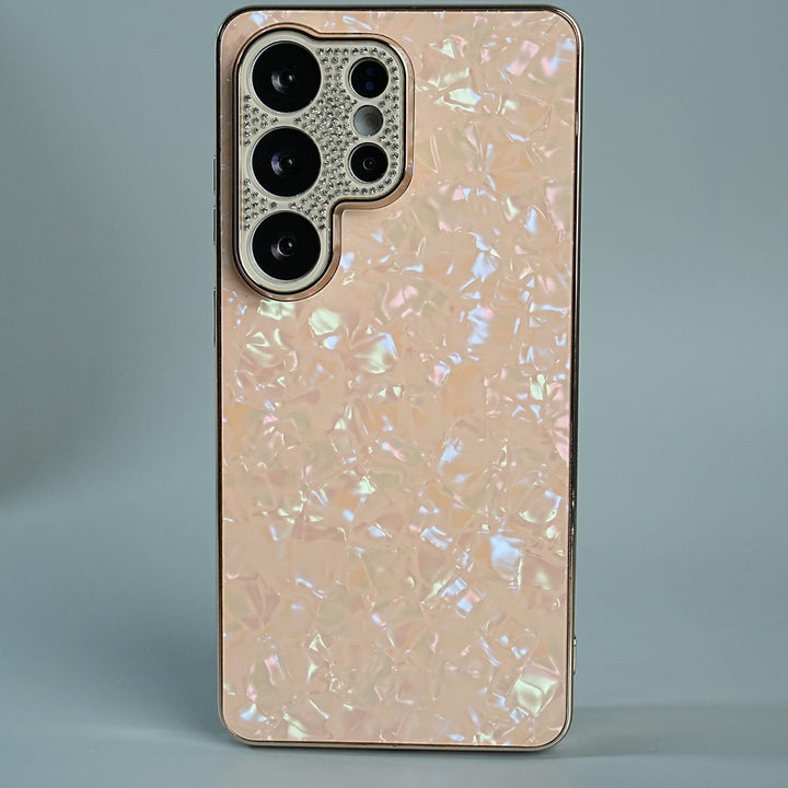 FRATO Samsung S26 Ultra Beige Galaxy S26 Ultra Pearl Camera Shimmer Protective Case Cover