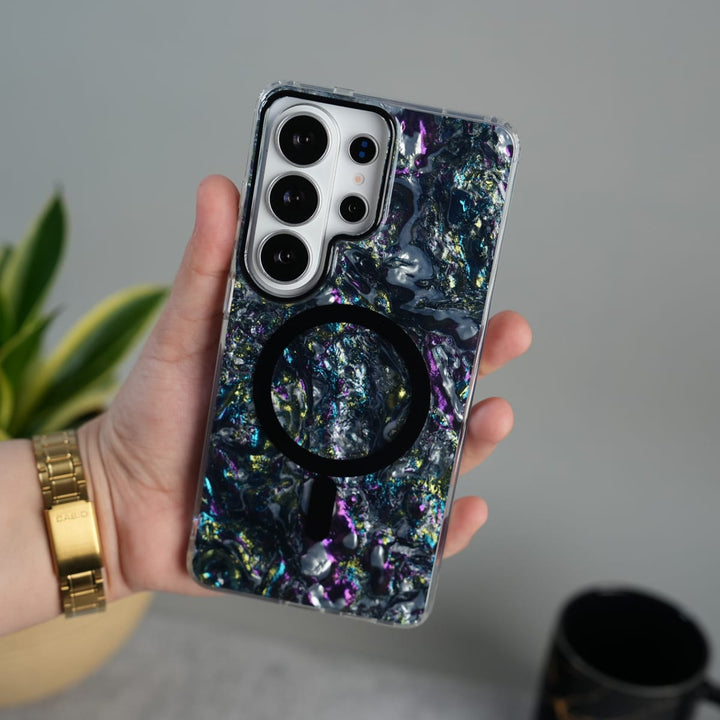 FRATO Samsung S26 Ultra Black Galaxy S26 Ultra Marble MagSafe Case | Glossy Designer Shockproof Cover