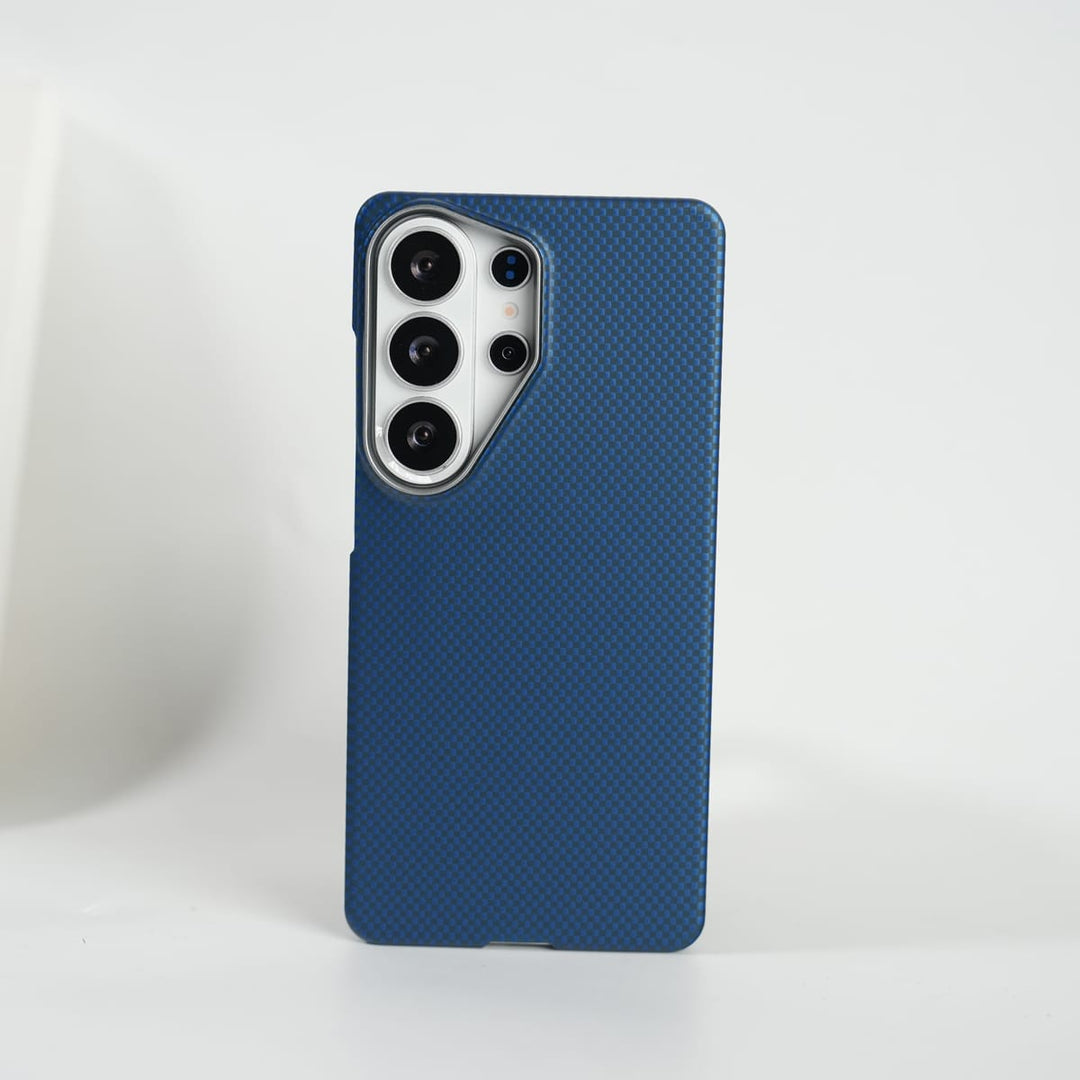 FRATO Samsung S26 Ultra Blue Galaxy S26 Ultra-Thin Carbon Fiber Texture Hard Pc MagSafe Case | Lightweight Back Cover