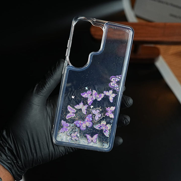 FRATO Samsung S26 Ultra Clear Glitter Floating Charm Case for Galaxy S26 Ultra | Protective Cover