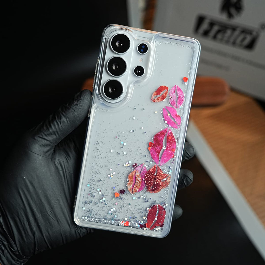 FRATO Samsung S26 Ultra Clear Glitter Floating Charm Case for Galaxy S26 Ultra | Protective Cover