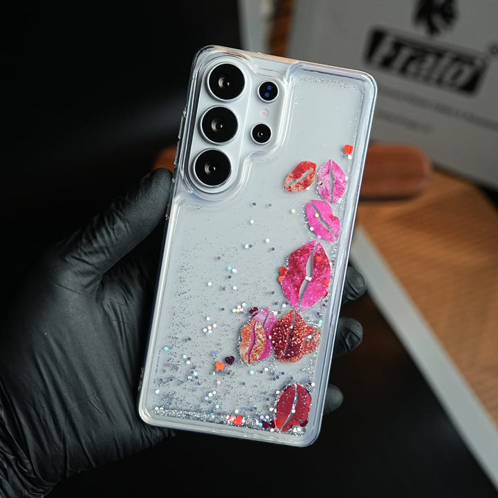 FRATO Samsung S26 Ultra Clear Glitter Floating Charm Case for Galaxy S26 Ultra | Protective Cover