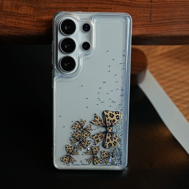 FRATO Samsung S26 Ultra Clear Glitter Floating Charm Case for Galaxy S26 Ultra | Protective Cover