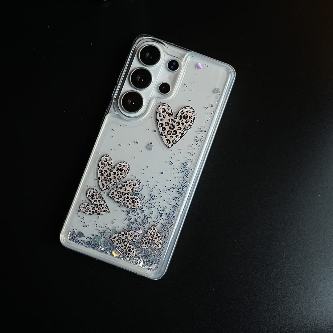 FRATO Samsung S26 Ultra Clear Glitter Floating Charm Case for Galaxy S26 Ultra | Protective Cover