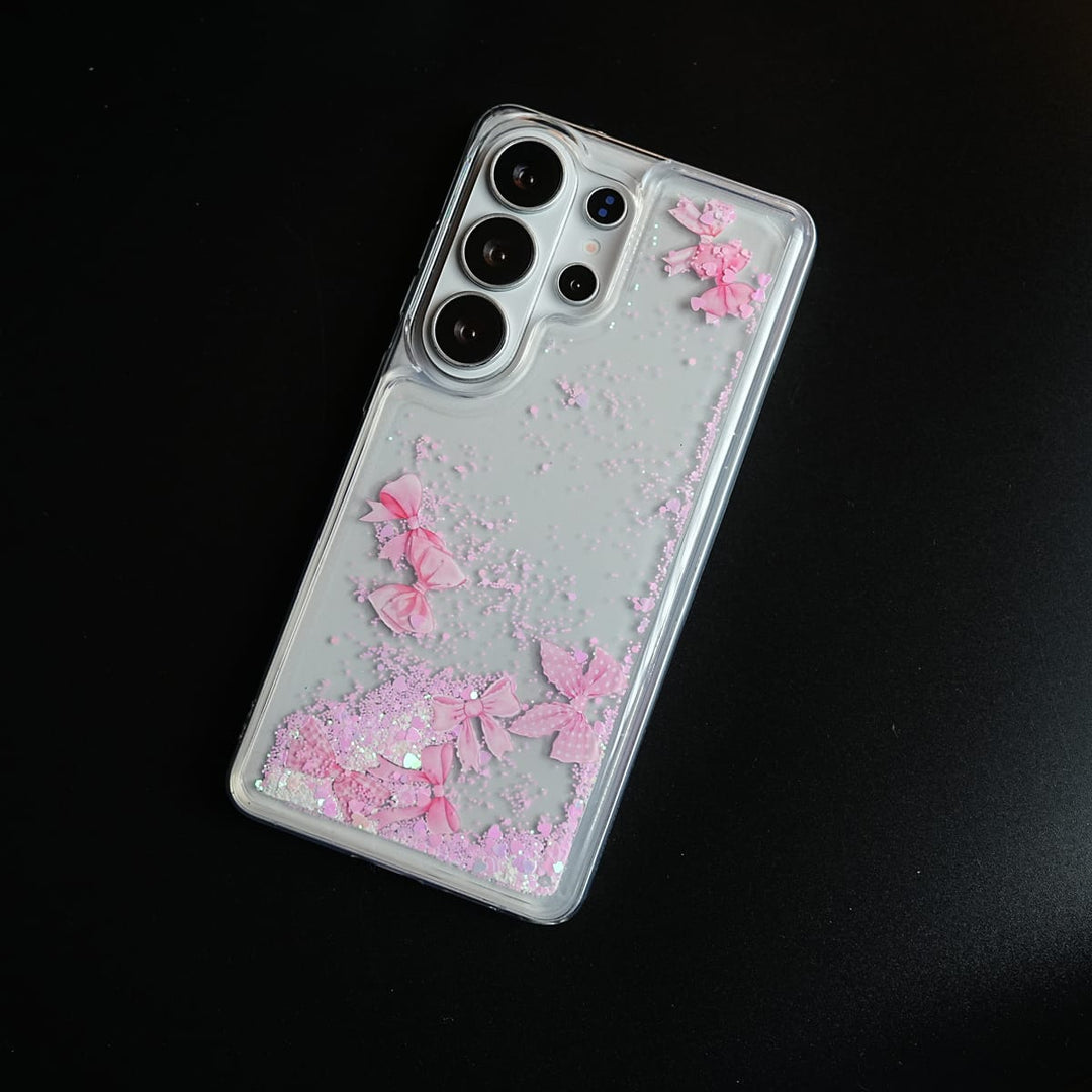 FRATO Samsung S26 Ultra Clear Glitter Floating Charm Case for Galaxy S26 Ultra | Protective Cover