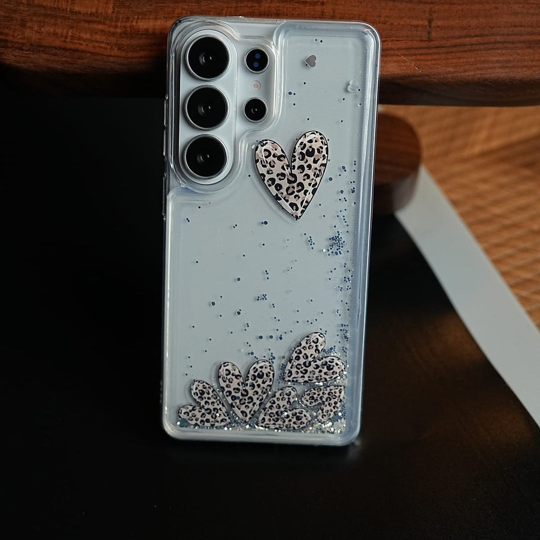 FRATO Samsung S26 Ultra Clear Glitter Floating Charm Case for Galaxy S26 Ultra | Protective Cover