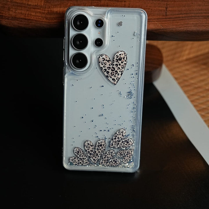 FRATO Samsung S26 Ultra Clear Glitter Floating Charm Case for Galaxy S26 Ultra | Protective Cover