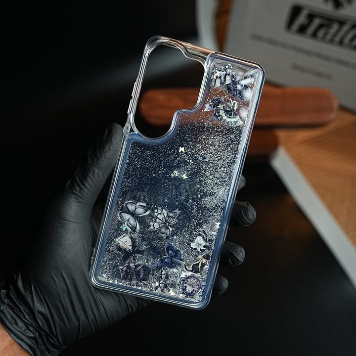 FRATO Samsung S26 Ultra Clear Glitter Floating Charm Case for Galaxy S26 Ultra | Protective Cover