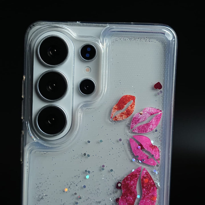 FRATO Samsung S26 Ultra Clear Glitter Floating Charm Case for Galaxy S26 Ultra | Protective Cover