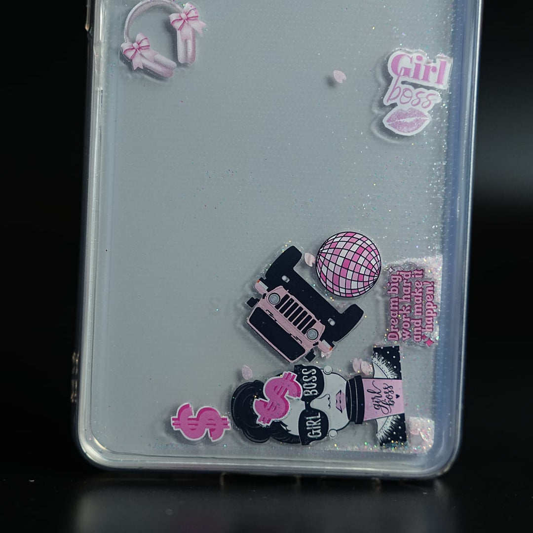 FRATO Samsung S26 Ultra Clear Glitter Floating Charm Case for Galaxy S26 Ultra | Protective Cover