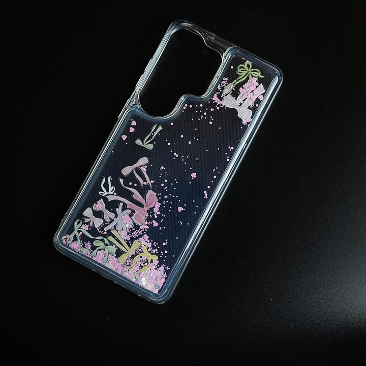 FRATO Samsung S26 Ultra Clear Glitter Floating Charm Case for Galaxy S26 Ultra | Protective Cover