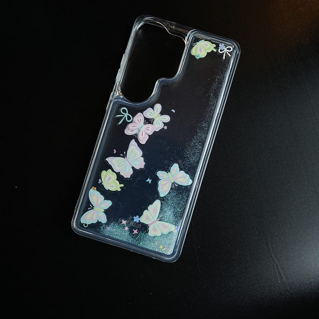 FRATO Samsung S26 Ultra Clear Glitter Floating Charm Case for Galaxy S26 Ultra | Protective Cover