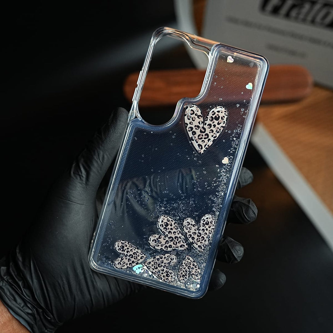 FRATO Samsung S26 Ultra Clear Glitter Floating Charm Case for Galaxy S26 Ultra | Protective Cover