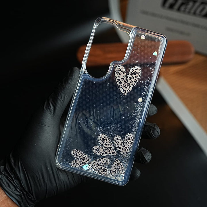 FRATO Samsung S26 Ultra Clear Glitter Floating Charm Case for Galaxy S26 Ultra | Protective Cover