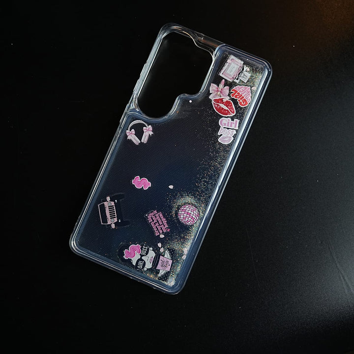 FRATO Samsung S26 Ultra Clear Glitter Floating Charm Case for Galaxy S26 Ultra | Protective Cover