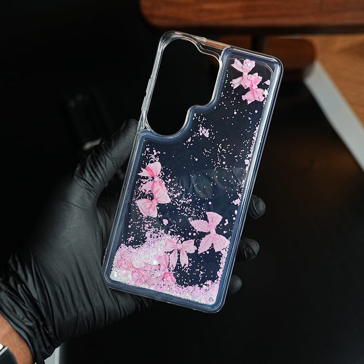 FRATO Samsung S26 Ultra Clear Glitter Floating Charm Case for Galaxy S26 Ultra | Protective Cover