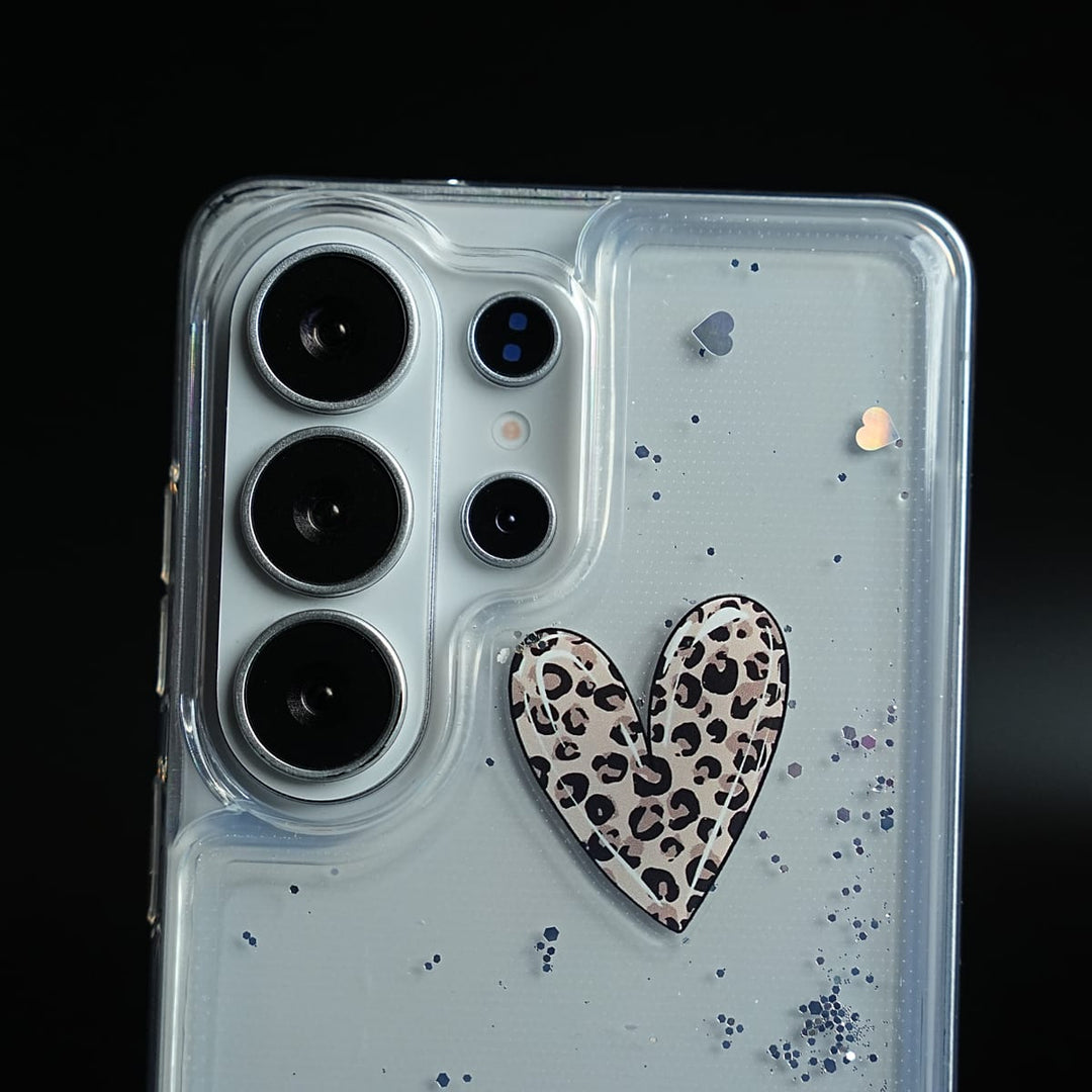 FRATO Samsung S26 Ultra Clear Glitter Floating Charm Case for Galaxy S26 Ultra | Protective Cover
