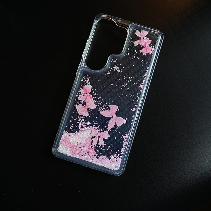 FRATO Samsung S26 Ultra Clear Glitter Floating Charm Case for Galaxy S26 Ultra | Protective Cover