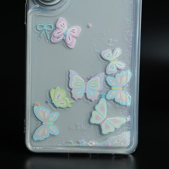 FRATO Samsung S26 Ultra Clear Glitter Floating Charm Case for Galaxy S26 Ultra | Protective Cover