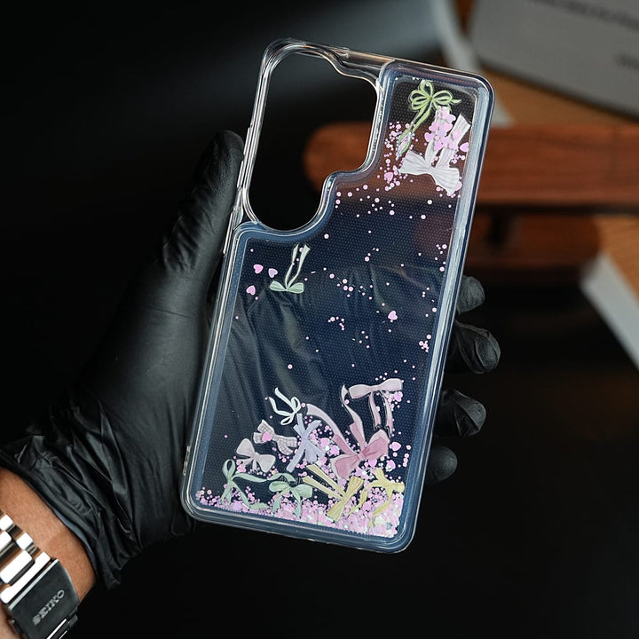 FRATO Samsung S26 Ultra Clear Glitter Floating Charm Case for Galaxy S26 Ultra | Protective Cover