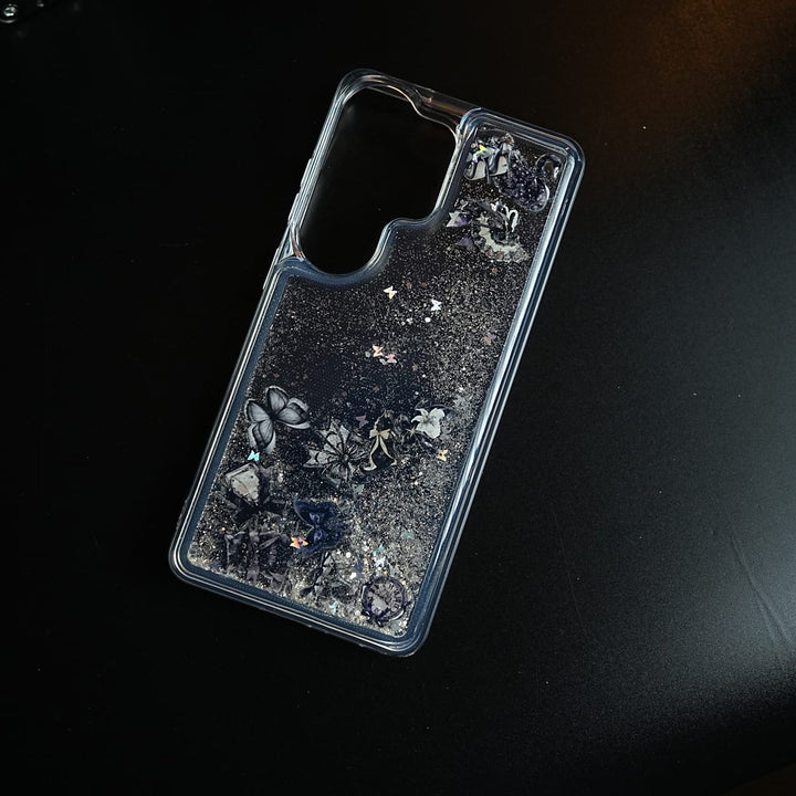 FRATO Samsung S26 Ultra Clear Glitter Floating Charm Case for Galaxy S26 Ultra | Protective Cover