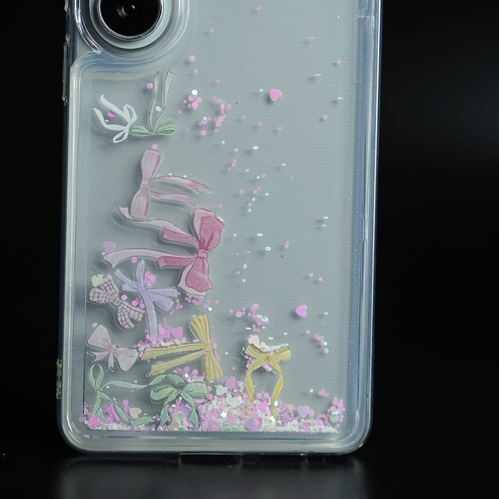 FRATO Samsung S26 Ultra Clear Glitter Floating Charm Case for Galaxy S26 Ultra | Protective Cover