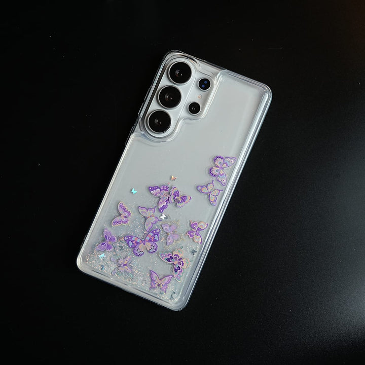 FRATO Samsung S26 Ultra Clear Glitter Floating Charm Case for Galaxy S26 Ultra | Protective Cover