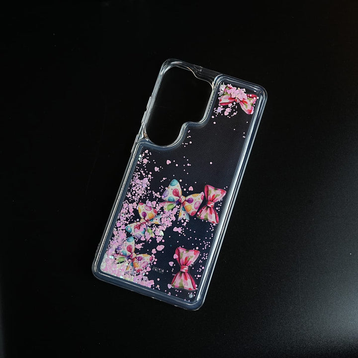FRATO Samsung S26 Ultra Clear Glitter Floating Charm Case for Galaxy S26 Ultra | Protective Cover