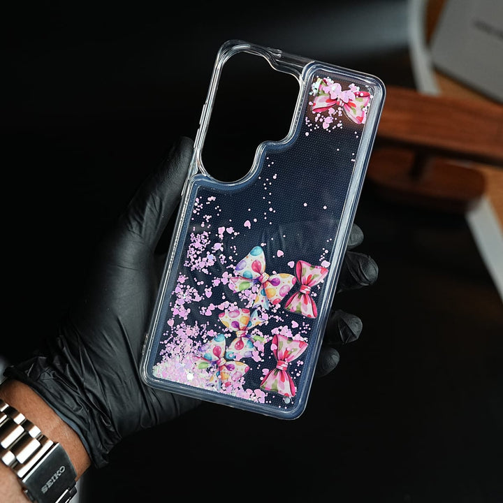 FRATO Samsung S26 Ultra Clear Glitter Floating Charm Case for Galaxy S26 Ultra | Protective Cover