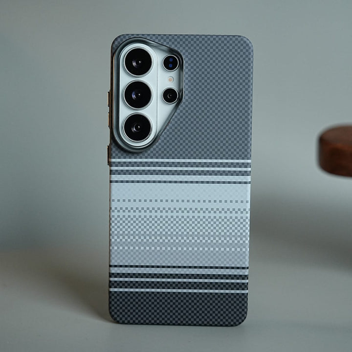 FRATO Samsung S26 Ultra Design 5 Pixel Checkered Design Case for Galaxy 26 Ultra | Magnetic Cover