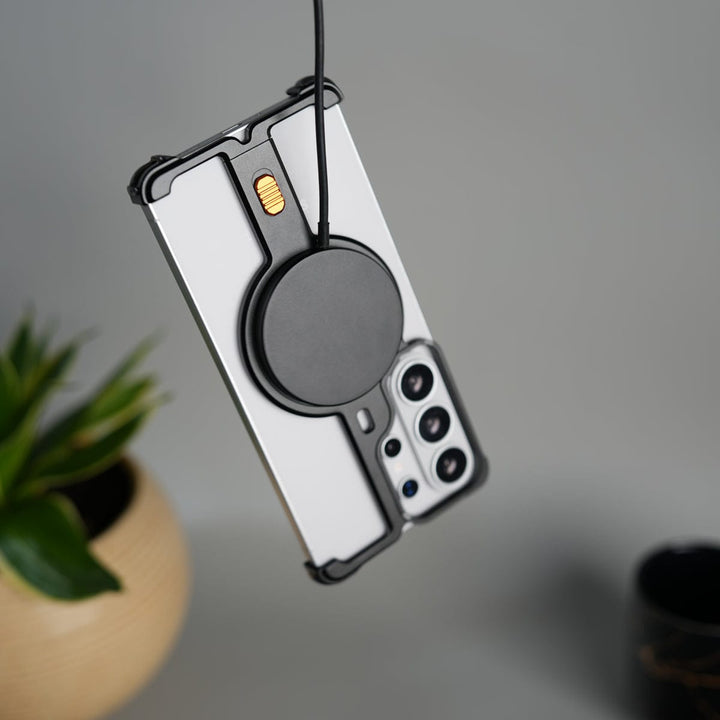 FRATO Samsung S26 Ultra Galaxy S26 Ultra Aluminium Metal Frame Rotating Kickstand Case
