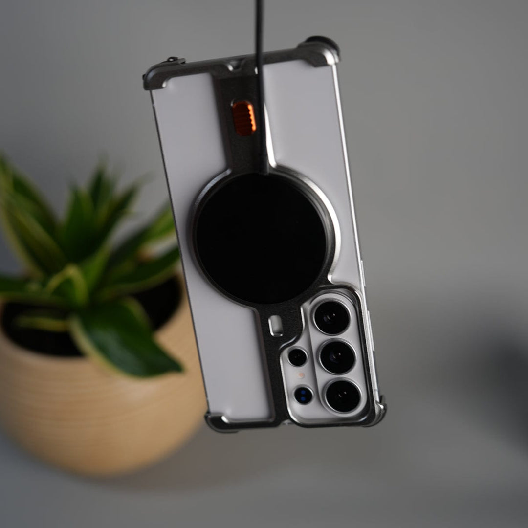FRATO Samsung S26 Ultra Galaxy S26 Ultra Aluminium Metal Frame Rotating Kickstand Case