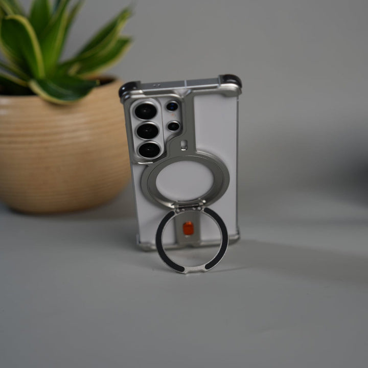 FRATO Samsung S26 Ultra Galaxy S26 Ultra Aluminium Metal Frame Rotating Kickstand Case