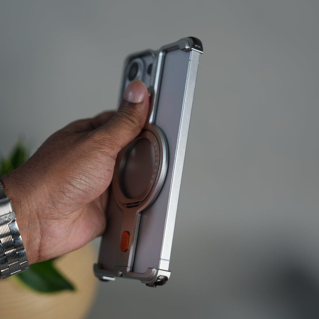 FRATO Samsung S26 Ultra Galaxy S26 Ultra Aluminium Metal Frame Rotating Kickstand Case