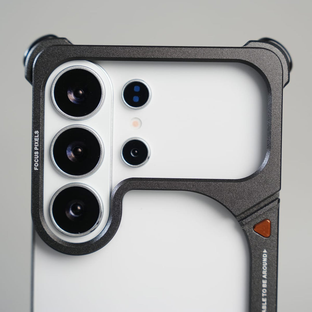 FRATO Samsung S26 Ultra Galaxy S26 Ultra Aluminum Alloy Metal Bumper Frame with Foldable Stand
