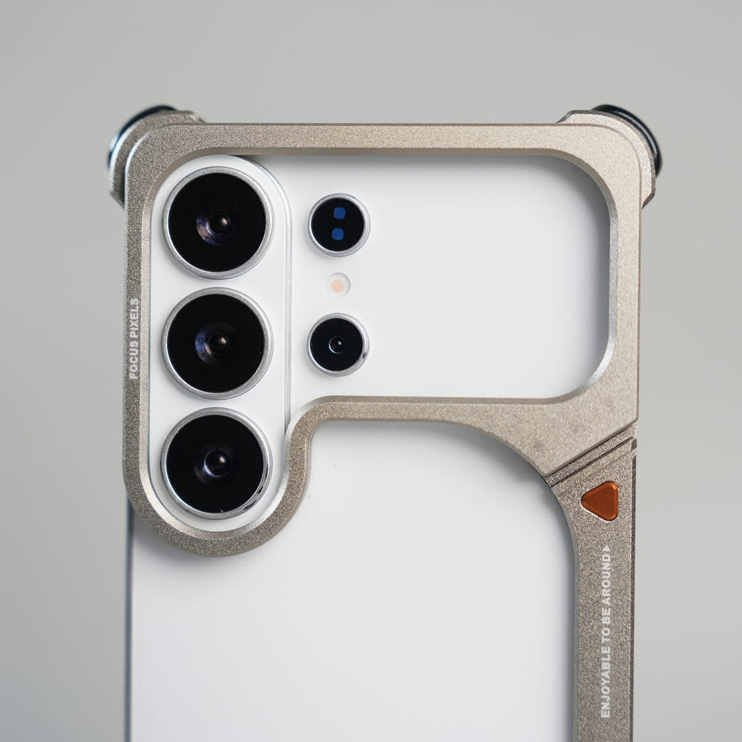 FRATO Samsung S26 Ultra Galaxy S26 Ultra Aluminum Alloy Metal Bumper Frame with Foldable Stand
