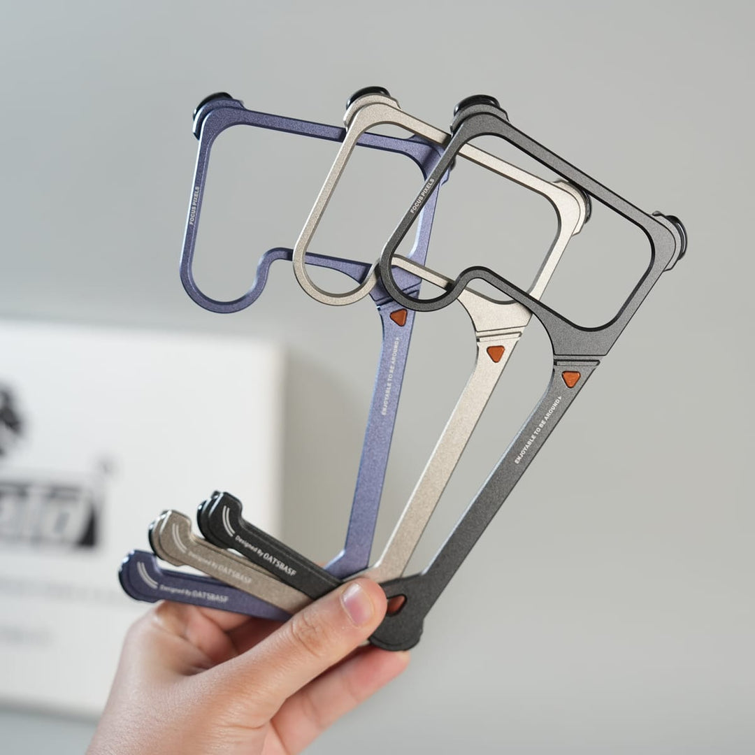 FRATO Samsung S26 Ultra Galaxy S26 Ultra Aluminum Alloy Metal Bumper Frame with Foldable Stand